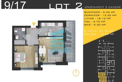 Apartament cu 2 camere în Titan - 6