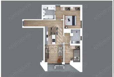 Apartament cu 3 camere semidecomandat în Lipovei - 3