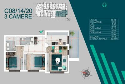 Apartament Izolat Fonic | 3 camere | Finisaje De Calitate - 5