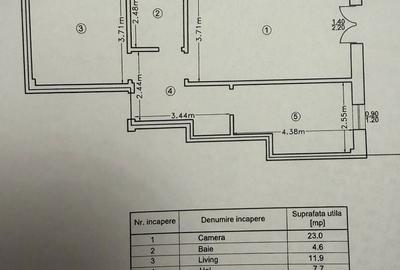 Apartament cu 2 camere în Valea Lupului - 3