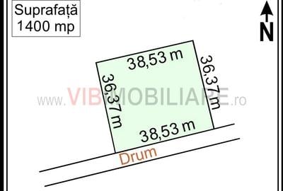 Teren intravilan de 1400 mp, în Băneasa