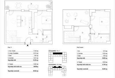 Apartament cu 3 camere decomandat, mobilat în Sebastian - 39
