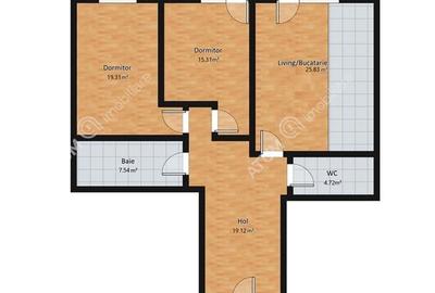 Apartament 3 camere cu balcon in zona Mihai Viteazu din Sibiu - 6