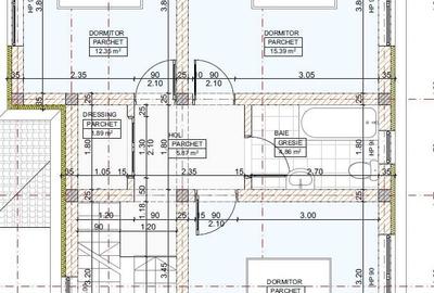 Duplex cu 4 camere cu Canalizare în Moșnița Veche - 13