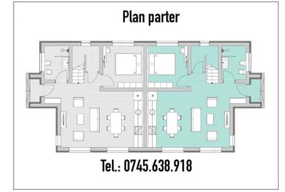 Casă cu 4 camere în Central - 2