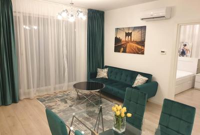 Apartament cu 2 camere semidecomandat, mobilat în Pipera - 1