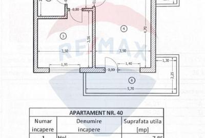 Apartament cu 2 camere de vanzare in Confort Urban Apartament cu 2 camere de vanzare in Confort Urban - 7