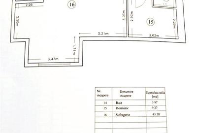 Apartament cu 2 camere de vanzare - 9