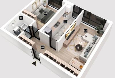 Apartament cu 2 camere în Militari - 3