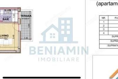 Garsonieră decomandată în Sânpetru - 6