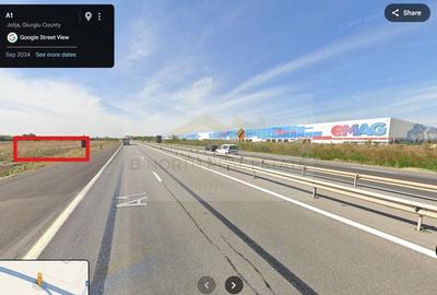 Teren intravilan 1 ha – Ciorogârla, deschidere directă la A1, viz-a-vis de eMAG - 1