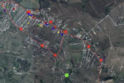 Teren Construcții intravilan de 365 mp, în Borhanci