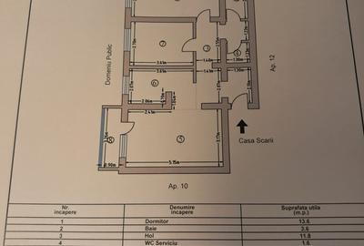 Apartament 3 camere Zona Panduri - 68 mp - etaj 3 - 22