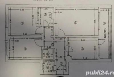 Apartament 3 camere, str Petrolistilor, etaj 3 - 1
