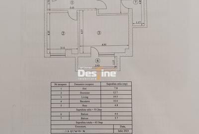 Apartament 2 camere 65.5 mp MOBILAT si UTILAT - Bucium-Visan - 15