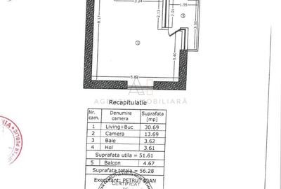 Apartament cu 2 camere semidecomandat, mobilat în Aviației - 25