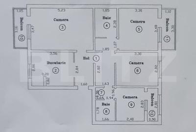 Apartament 4 camere, 76,10 mp, zona de Nord - 8