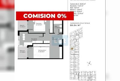 Apartament cu 2 camere decomandat în Sopor - 2