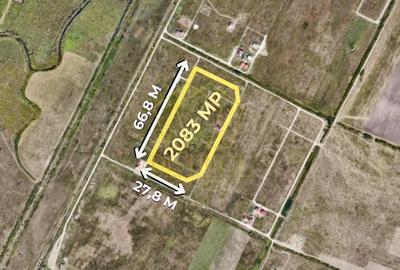 Teren de 2083 mp, în Moșnița Nouă