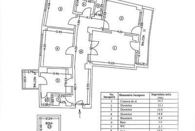 Apartament cu 4 camere decomandat în Călărași - 2