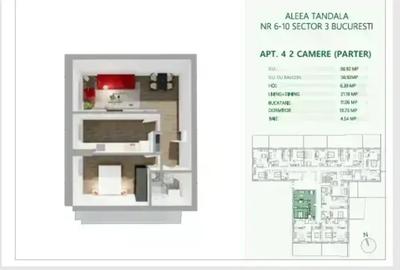 Apartament 2 camere 56,72mp | Lux | Aproape de metrou I COMISION 0 % - 6