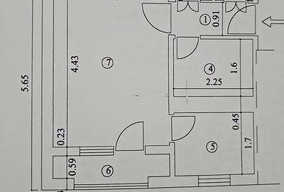 Garsonieră decomandată în Central - 4