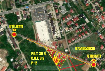 Teren Construcții intravilan de 833 mp, în Galata - 1