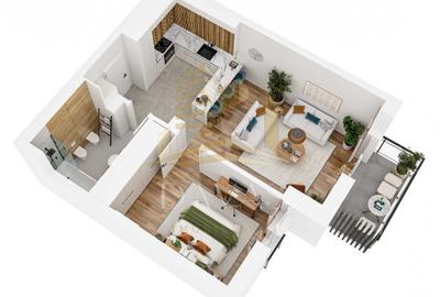 Apartament in bloc Nou de 2 camere - Parcare | Baciu - 2