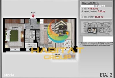 Apartament cu 2 camere semidecomandat în Titan - 5