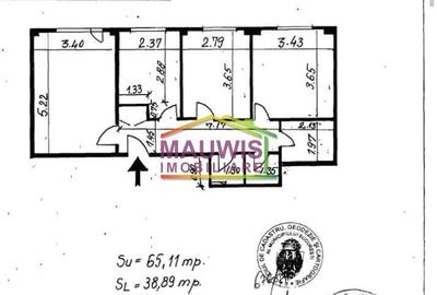 Apartament cu 3 camere decomandat în Tineretului - 1