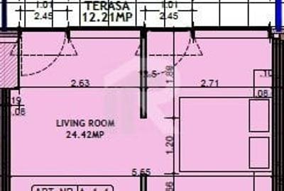 STUDIO DUBLU | ONE FLOREASCA TOWERS | 52MP | PROMENADA | 2025 - 3