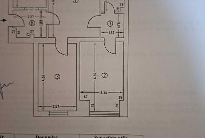 Apartament cu 3 camere semidecomandat în Central - 1