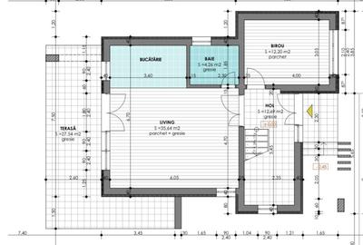 Casă cu 4 camere în Central - 2