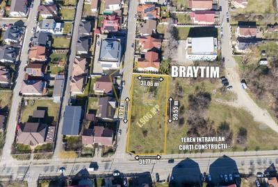 Teren Construcții intravilan de 1906 mp, în Braytim - 1