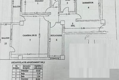SEMICENTRAL - 3 camere 127 mp utili , parter inalt , bloc 20 - 8