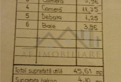 Apartament cu 2 camere decomandat în Tomești - 14