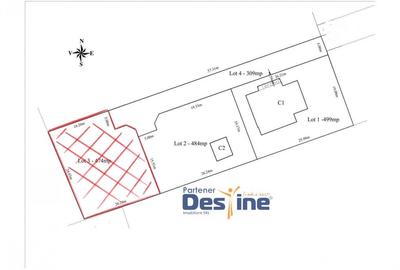 Teren in CENTRU MIROSLAVA 474 mp, deschidere 16mp, drum 5m + utilitati - 1