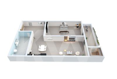 Apartament cu 2 camere semidecomandat în Țiglari - 5
