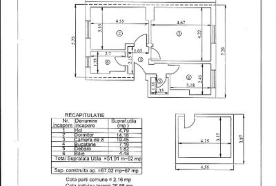 Apartament cu 2 camere decomandat, mobilat în Sud-Vest - 15