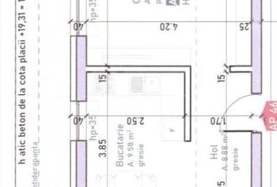 Oportunitate! Apartament cu 1 camere, 43,76 mp, finisat, bloc nou, Marasti