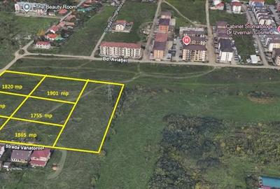 Teren de 1865 mp, în Girocului - 3