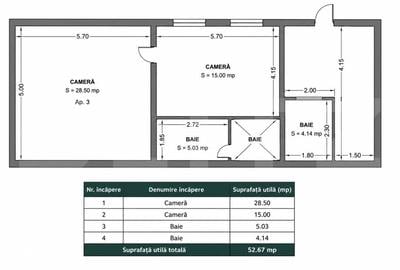 Spațiu comercial, de 65 mp, în Central - 3