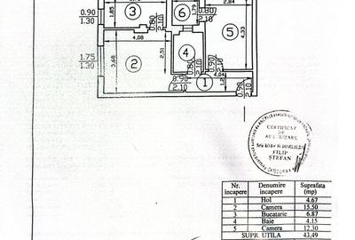 Apartament cu 2 camere decomandat, mobilat în Popești-Leordeni - 6