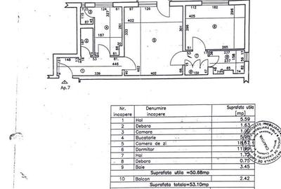 Apartament cu 2 camere semidecomandat în Central