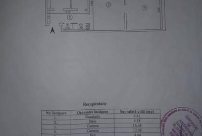 Apartament cu 2 camere semidecomandat în Podu Roș