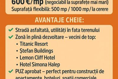 MAMAIA NORD LOTURI CU VEDERE LA MARE ,MIN 500MP MAMAIA NORD LOTURI CU VEDERE LA MARE ,MIN 500MP - 3