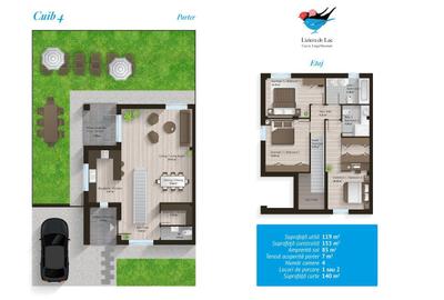 CASA 4 CAMERE FINALIZATA / 17 MINUTE METROU SALIGNY / PALLADY - LIZIERA DE LAC - 222