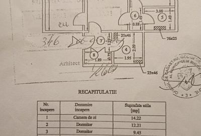 Apartament cu 3 camere semidecomandat în Titan - 2