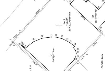 Teren de 850 mp, în Central