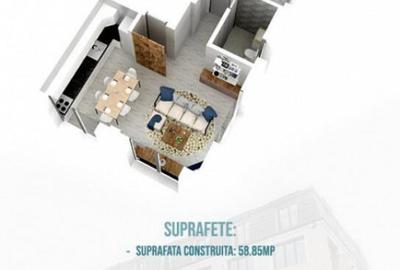 Apartament cu 2 Camere de vanzare in Nehoiu Ultracentral - 3